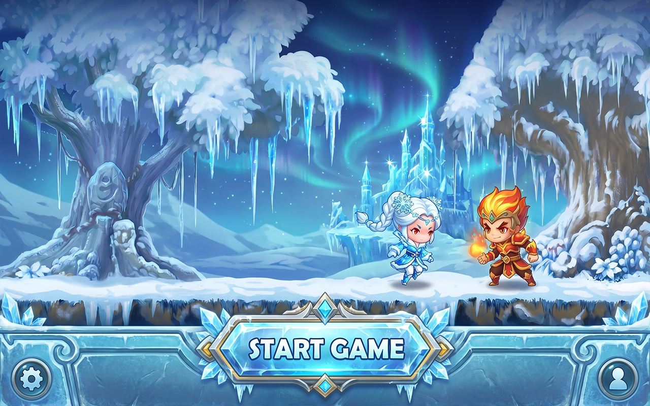 Rune Vigor — icy forest combat