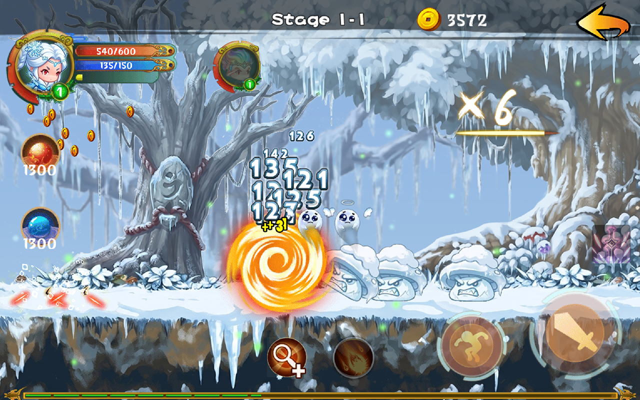 Rune Vigor — frozen start screen